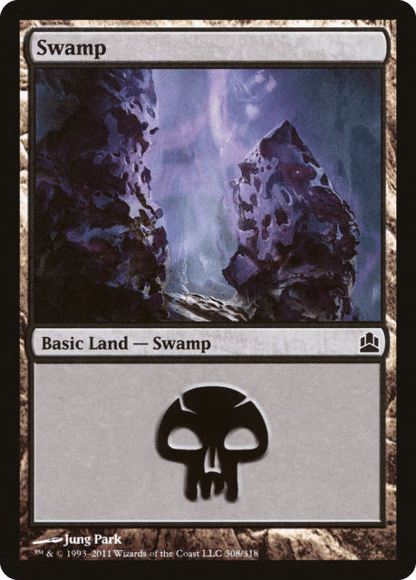 Swamp (308) — Commander 2011