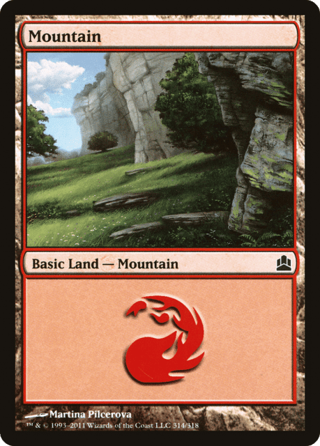Mountain (314) — Commander 2011
