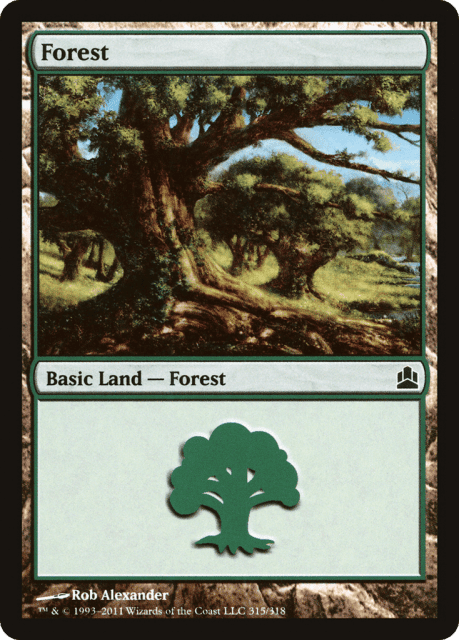 Forest (315) — Commander 2011
