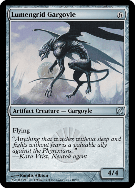 Lumengrid Gargoyle (18) — Duel Decks: Mirrodin Pure vs. New Phyrexia