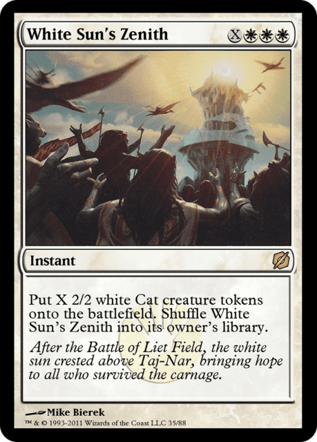 White Sun's Zenith (35) — Duel Decks: Mirrodin Pure vs. New Phyrexia