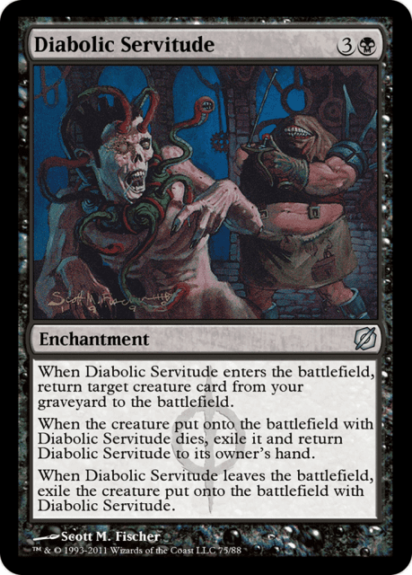 Diabolic Servitude (75) — Duel Decks: Mirrodin Pure vs. New Phyrexia
