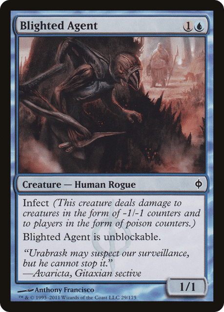 Blighted Agent (29) — New Phyrexia