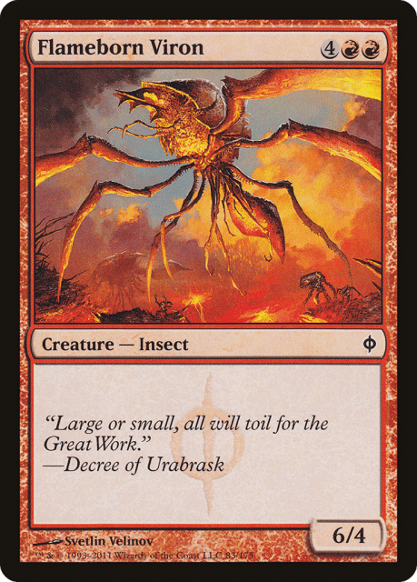 Flameborn Viron (83) — New Phyrexia
