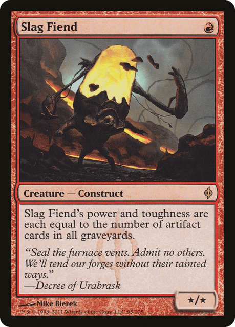 Slag Fiend (95) — New Phyrexia