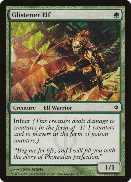 Glistener Elf (111) — New Phyrexia