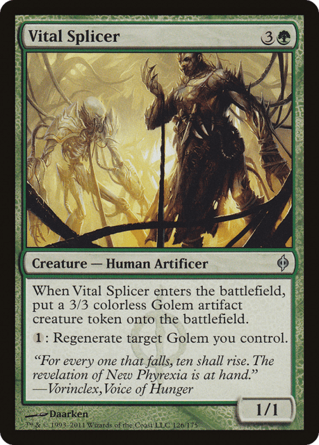 Vital Splicer (126) — New Phyrexia