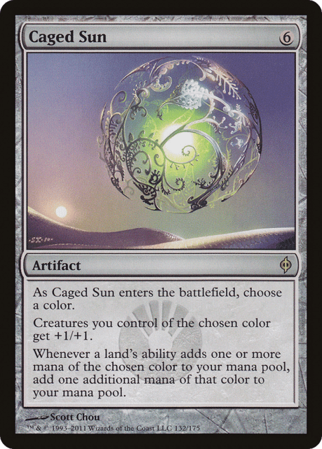 Caged Sun (132) — New Phyrexia