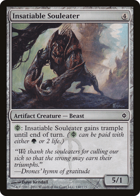 Insatiable Souleater (140) — New Phyrexia