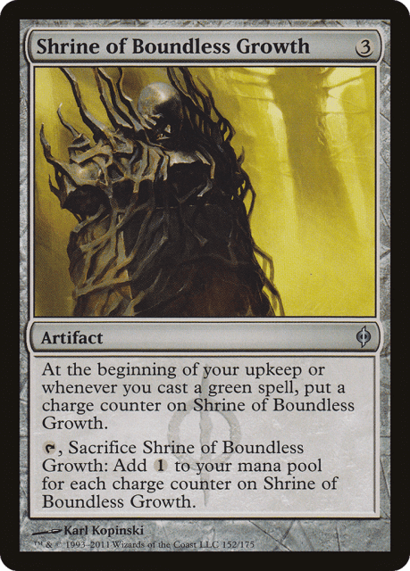 Shrine of Boundless Growth (152) — New Phyrexia