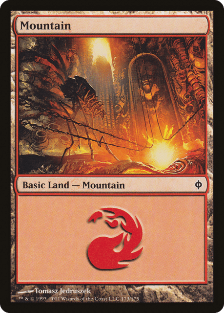 Mountain (173) — New Phyrexia