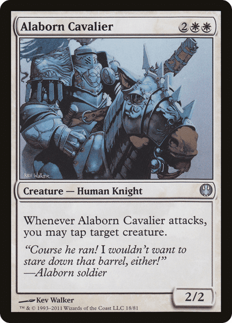 Alaborn Cavalier (18) — Duel Decks: Knights vs. Dragons