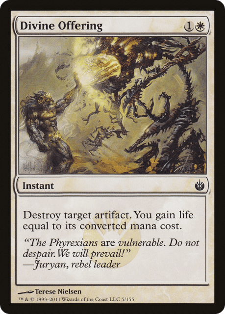 Divine Offering (5) — Mirrodin Besieged