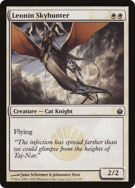 Leonin Skyhunter (11) — Mirrodin Besieged