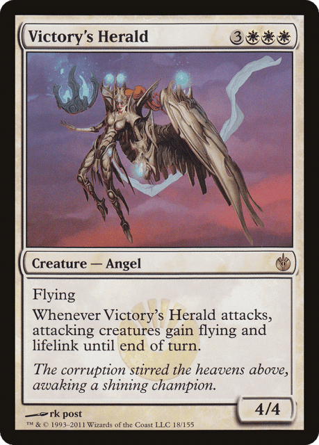 Victory's Herald (18) — Mirrodin Besieged