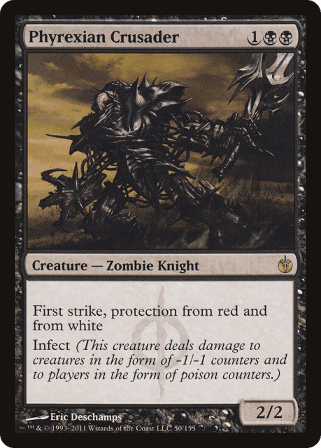 Phyrexian Crusader (50) — Mirrodin Besieged