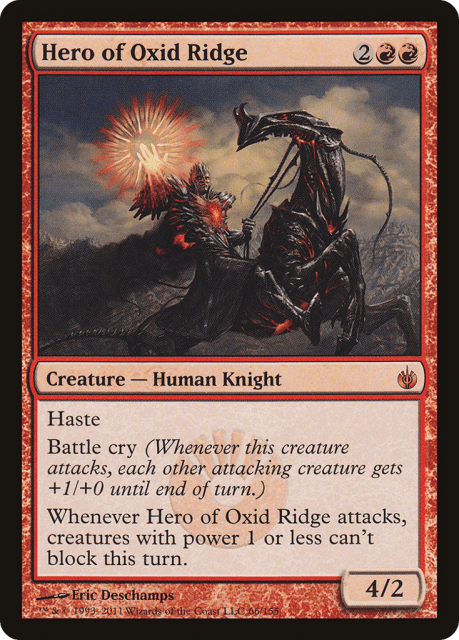 Hero of Oxid Ridge (66) — Mirrodin Besieged