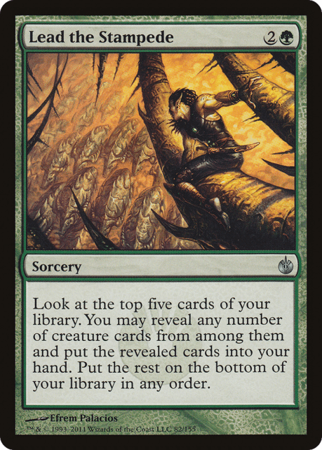 Lead the Stampede (82) — Mirrodin Besieged