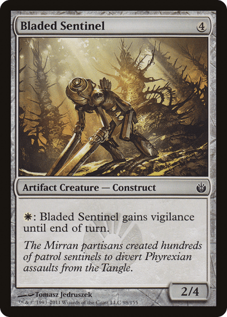 Bladed Sentinel (98) — Mirrodin Besieged