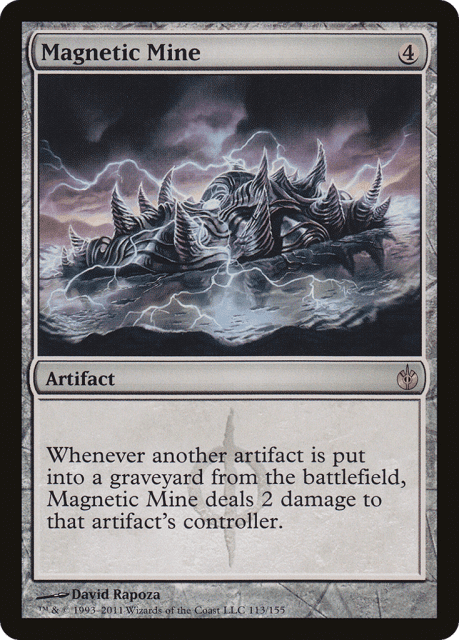 Magnetic Mine (113) — Mirrodin Besieged