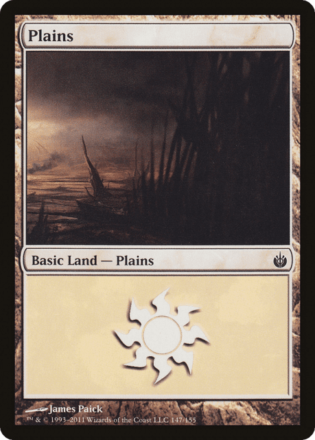 Plains (147) — Mirrodin Besieged