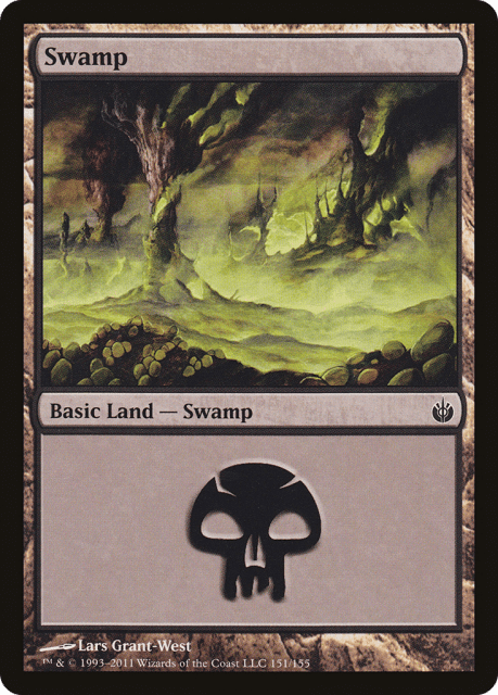 Swamp (151) — Mirrodin Besieged