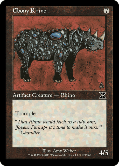 Ebony Rhino (199) — Masters Edition IV