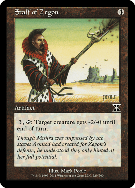 Staff of Zegon (229) — Masters Edition IV