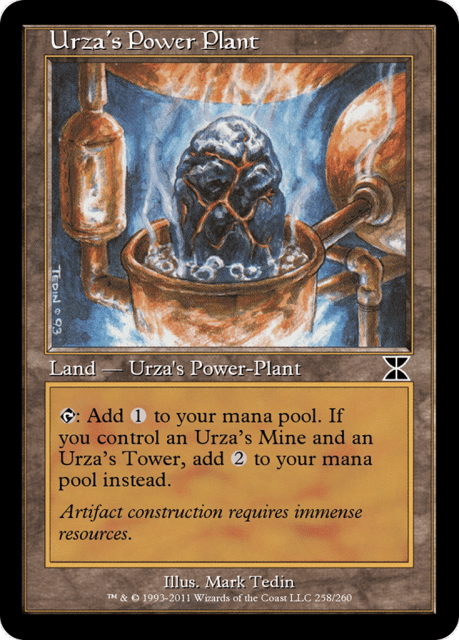 Urza's Power Plant (258a) — Masters Edition IV