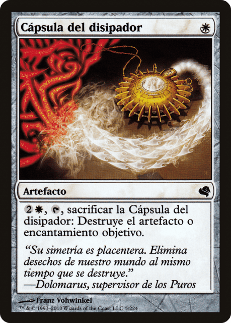Dispeller's Capsule (5) — Salvat 2011