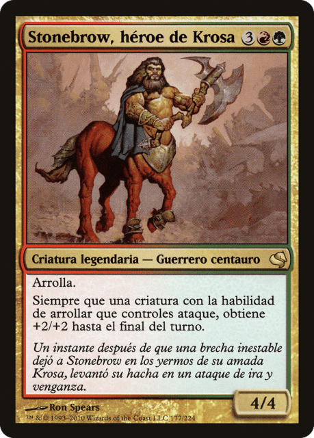 Stonebrow, Krosan Hero (177) — Salvat 2011