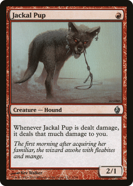 Jackal Pup (2) — Premium Deck Series: Fire and Lightning