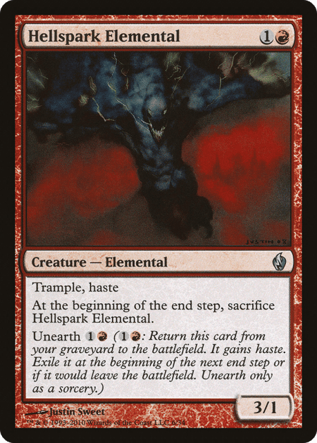 Hellspark Elemental (6) — Premium Deck Series: Fire and Lightning