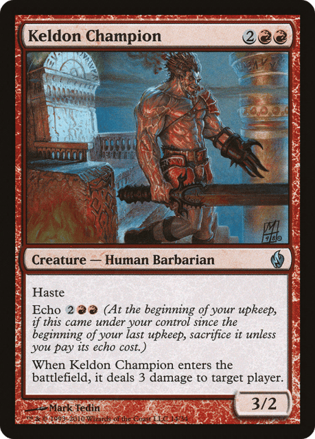 Keldon Champion (14) — Premium Deck Series: Fire and Lightning