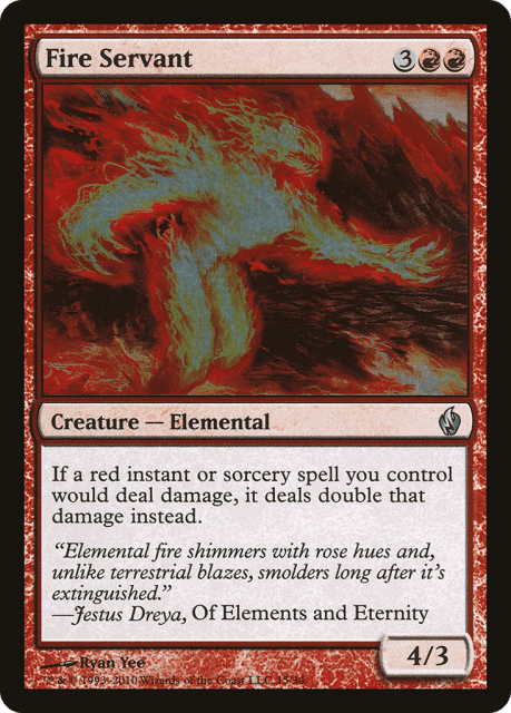Fire Servant (15) — Premium Deck Series: Fire and Lightning