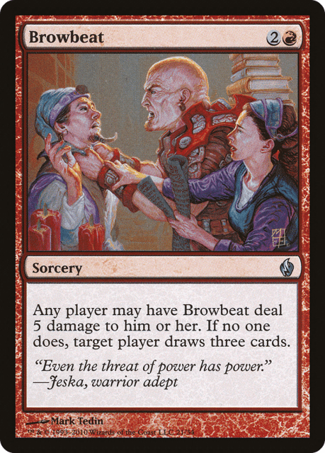 Browbeat (21) — Premium Deck Series: Fire and Lightning