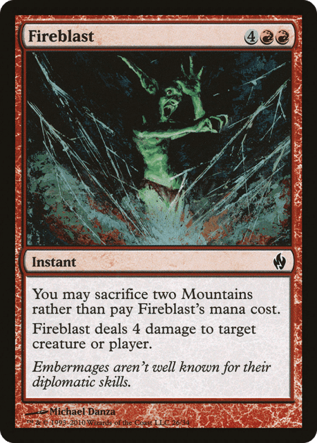 Fireblast (26) — Premium Deck Series: Fire and Lightning