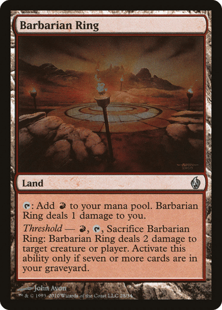 Barbarian Ring (28) — Premium Deck Series: Fire and Lightning