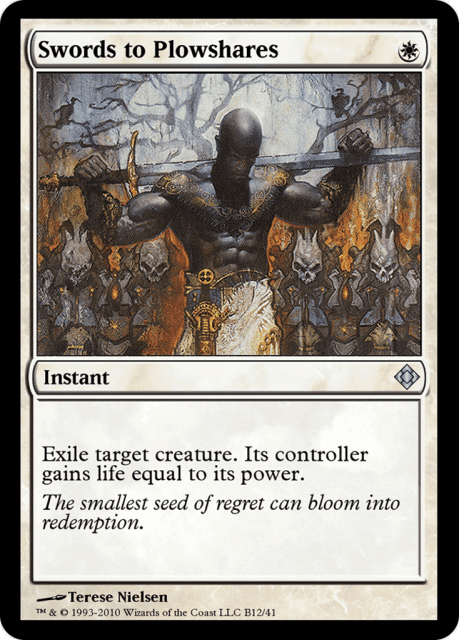 Swords to Plowshares (B12) — Magic Online Theme Decks