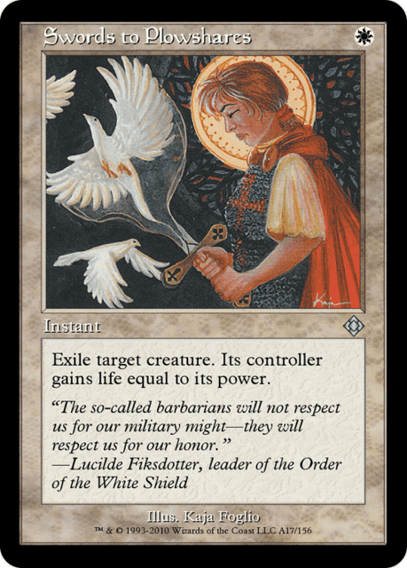 Swords to Plowshares (A17) — Magic Online Theme Decks