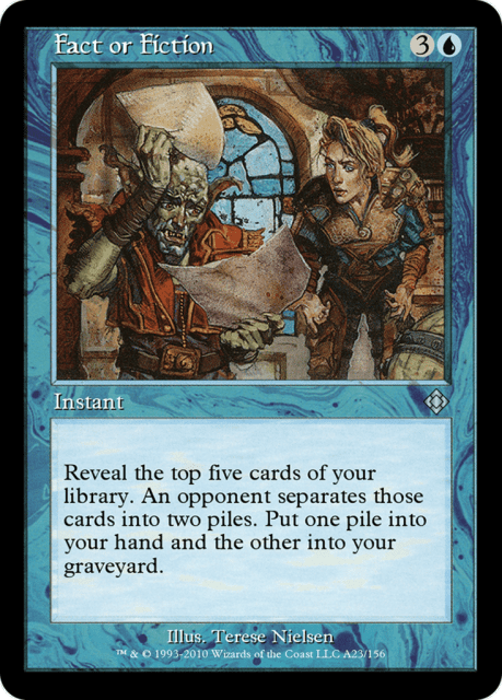 Fact or Fiction (A23) — Magic Online Theme Decks