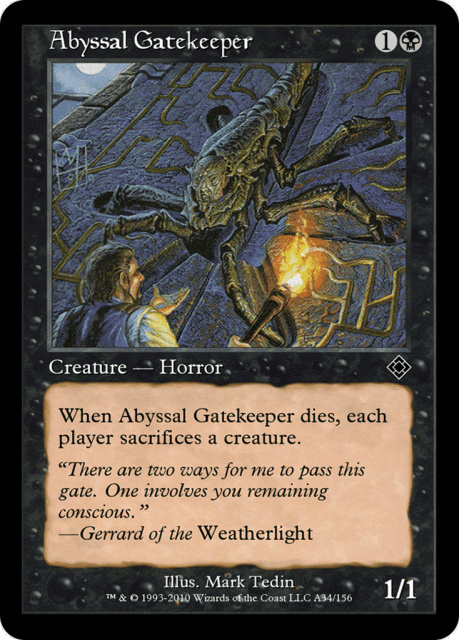 Abyssal Gatekeeper (A34) — Magic Online Theme Decks