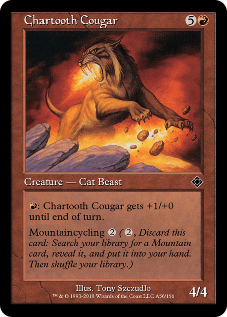 Chartooth Cougar (A56) — Magic Online Theme Decks