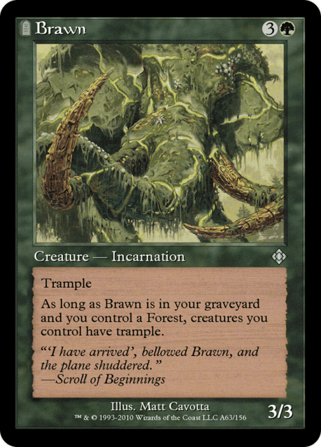 Brawn (A63) — Magic Online Theme Decks