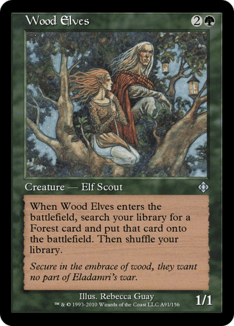 Wood Elves (A91) — Magic Online Theme Decks