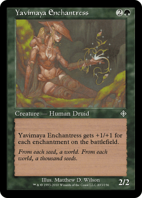 Yavimaya Enchantress (A93) — Magic Online Theme Decks