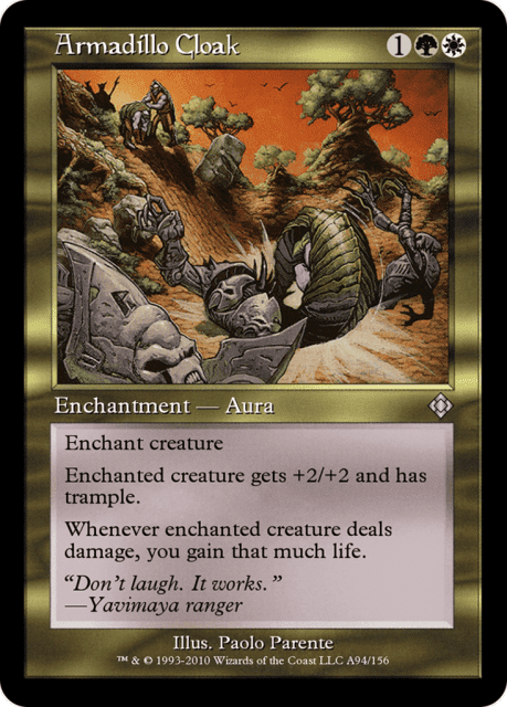 Armadillo Cloak (A94) — Magic Online Theme Decks