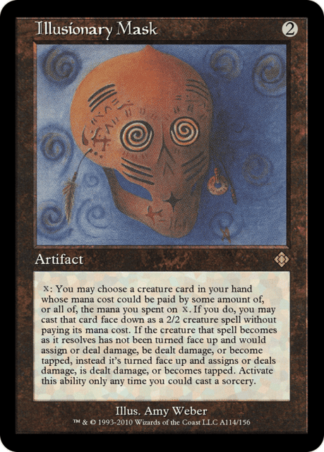 Illusionary Mask (A114) — Magic Online Theme Decks
