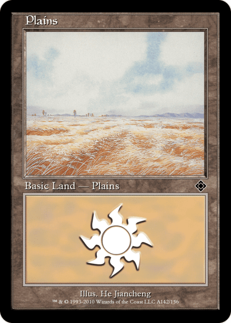 Plains (A142) — Magic Online Theme Decks