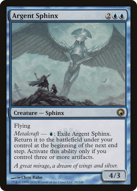 Argent Sphinx (28) — Scars of Mirrodin